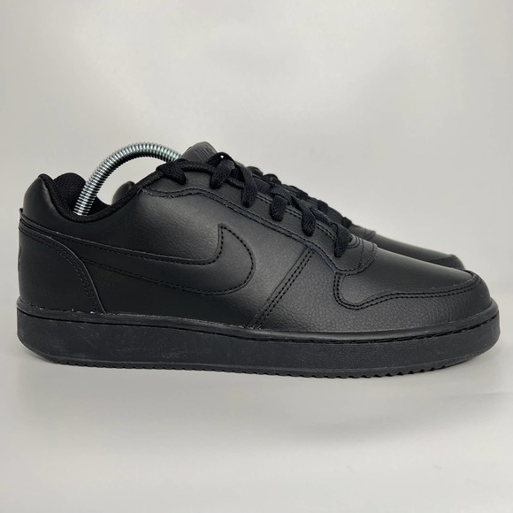 Nike Other - Nike Mens Ebernon Low Triple Black Athletic Sneakers Casual Size 9.5 NWOB
